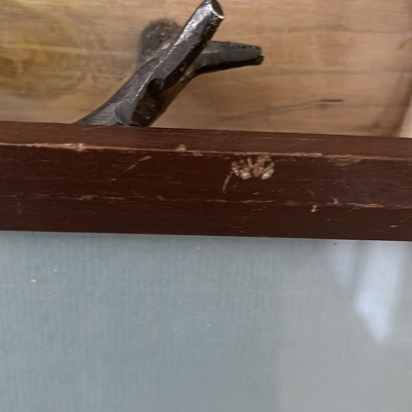 Framed Inspirational Cross-Stitch Sampler Art Hand Stitched 12” x 15” Vintage - Picture 7 of 7